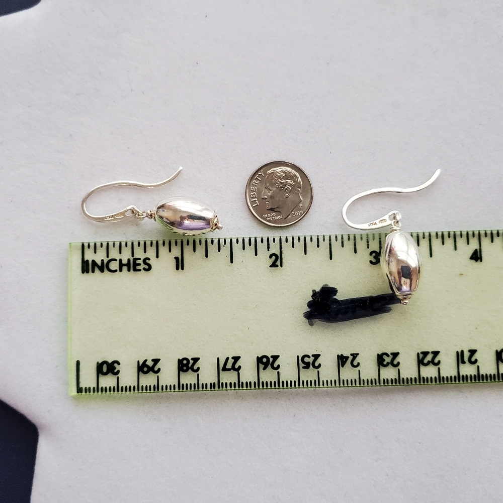 REEB Italian Sterling Drop Earrings - Picture 9 of 10